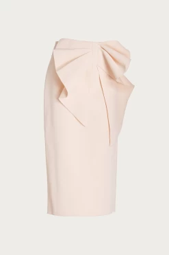 ANDERSON OVERSIZED BOW CREPE SKIRT
