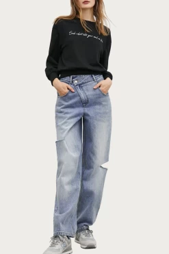 CRISS CROSS CUTOUT JEANS -Varley Store q2 2ff52e41 c200 412e 97fe b4ceed465c29