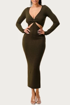 KNIT CUTOUT MAXI DRESS 7 KNIT CUTOUT MAXI DRESS -Varley Store q2 339a031b 8059 4f27 ab85 3655505c3f71