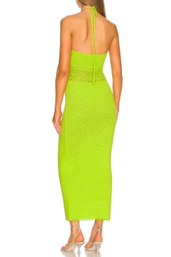 TOPUT CROCHET-KNIT CUTOUT HALTER DRESS -Varley Store q2 381e76bd 2481 4324 bd27 806e2a0b249a