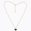 WHITNEY GEMSTONE HEART NECKLACE