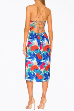 LORENZA OPEN-BACK SATIN MIDI DRESS 5 LORENZA OPEN-BACK SATIN MIDI DRESS -Varley Store q2 49749b1d 0735 414b bf1f 47070ecf8725