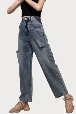 CUTOUT HIGH-WAIST JEANS -Varley Store q2 4f3d758f c925 4a94 a8e8 c04a164207c6