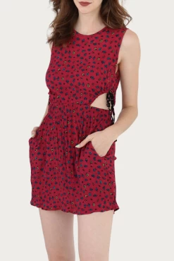 CUTOUT FLORAL-PRINT GAUZE MINI DRESS 6 CUTOUT FLORAL-PRINT GAUZE MINI DRESS -Varley Store q2 548937fa 7dcc 405c a6cd 360ef77714a0