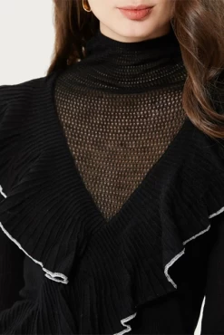 CALISTA LAYERED-EFFECT RUFFLED TURTLENECK TOP -Varley Store q2 55e0c127 5af9 411b a6fa 7670ba454244