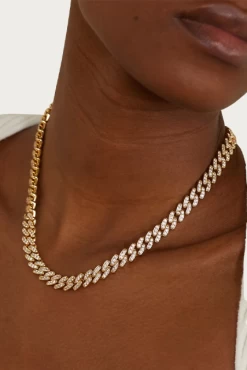 MEXICAN PAVÉ GOLD CHAIN NECKLACE -Varley Store q2 5d586558 c501 408c bba0 38592fdda3a8
