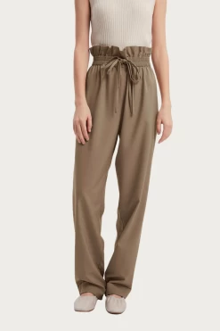 HIGH-RISE STRAIGHT WOOL-BLEND PANTS -Varley Store q2 5f34cf4b 5ab3 4dbc 8d94 7acc09c59ac1