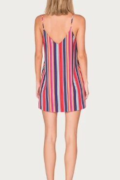MULTICOLOR STRIPED SLEEVELESS MINI DRESS 7 MULTICOLOR STRIPED SLEEVELESS MINI DRESS -Varley Store q2 62f625d6 2dfd 4e40 9469 aaa6a2e88540