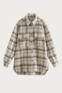 CHECKED SHIRT-JACKET