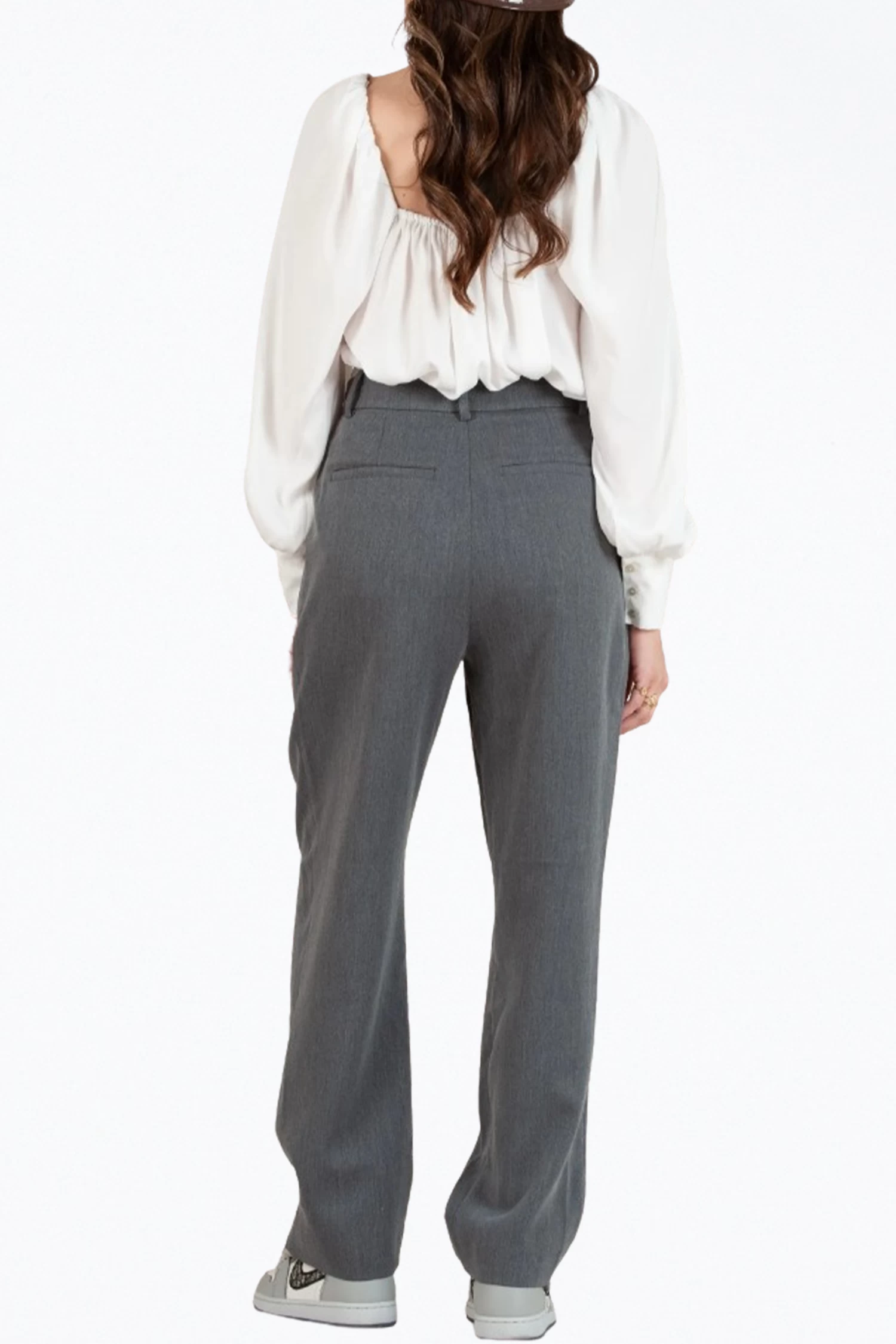 SERENA GATHERED MATTE-CADY BLOUSE 3 SERENA GATHERED MATTE-CADY BLOUSE - Image 3