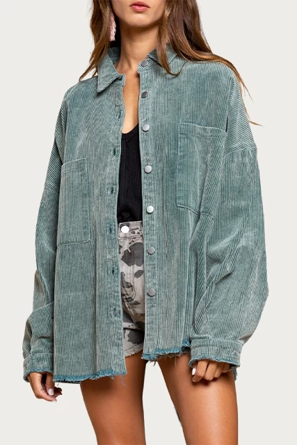 OVERSIZED CORDUROY SHACKET 2 OVERSIZED CORDUROY SHACKET - Image 2