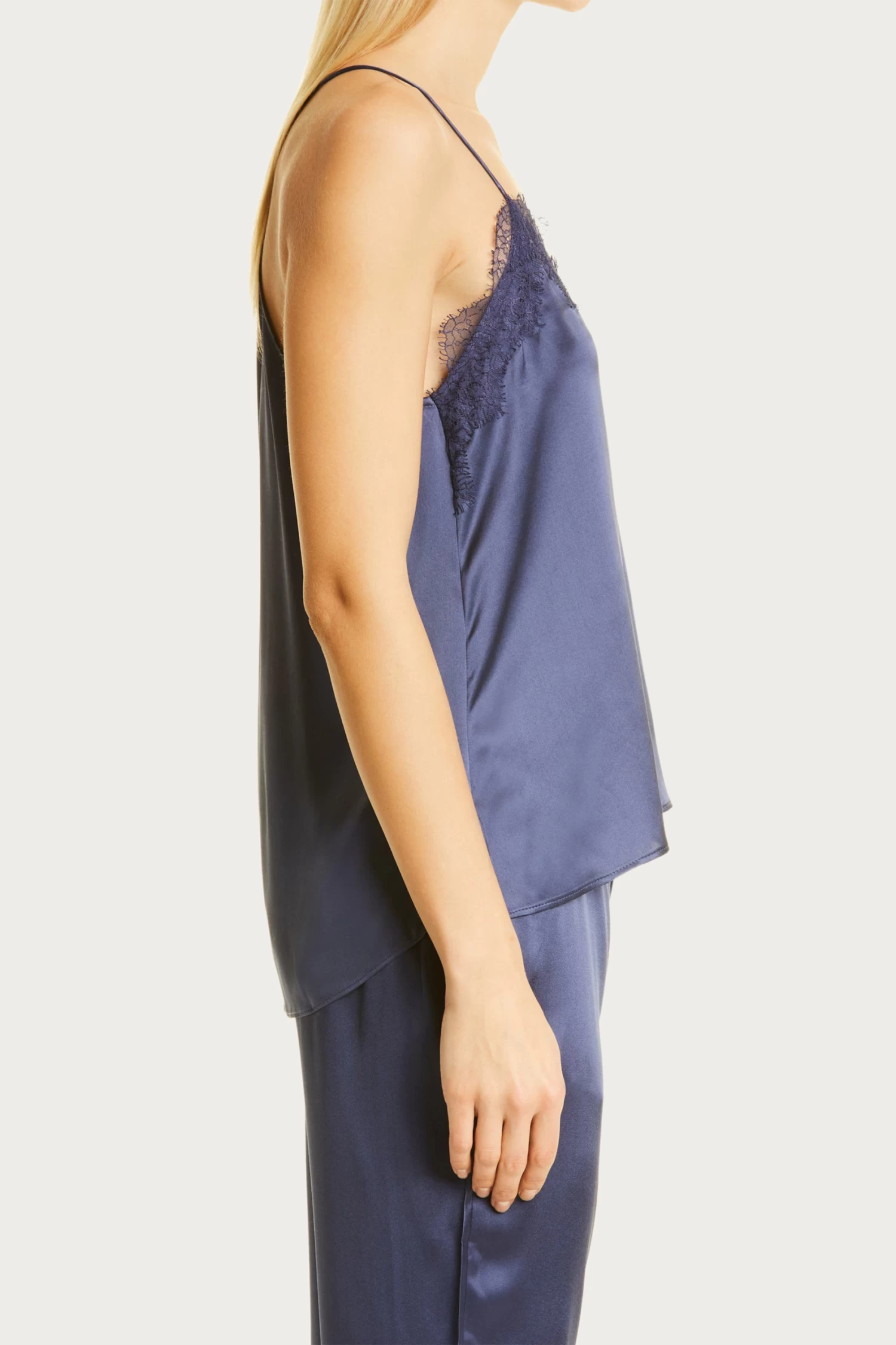 RACER LACE-TRIM SILK CAMISOLE 4 RACER LACE-TRIM SILK CAMISOLE - Image 4