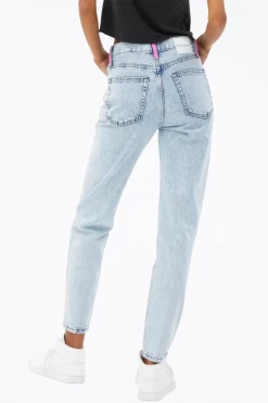 HAND-PAINTED HIGH-RISE TAPERED JEANS -Varley Store q2 8fdc29a6 aefe 4856 b027 faa6a501bf17