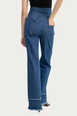 ASHLYN DOUBLE-WAISTED LAYERED HIGH-RISE JEANS -Varley Store q2 989155b1 1fac 4692 b74a 20dbd218c810