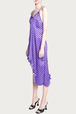 NEBULA ASYMMETRIC RUFFLED SILK DRESS -Varley Store q2 a7512a26 3c03 4710 b3a1 a957e423a3e2
