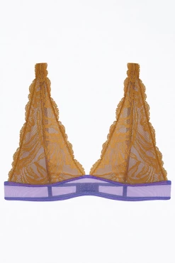 DORA LARSEN KARLA LACE HIGH APEX TRIANGLE BRA