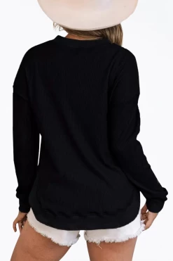 WAFFLE-KNIT COTTON-BLEND CREWNECK TOP -Varley Store q2 b97eba19 2fc3 400f 80c9 6034d714d15e