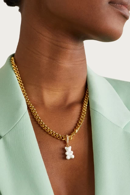 PLAIN JANE CURB CHAIN NECKLACE 2 PLAIN JANE CURB CHAIN NECKLACE - Image 2