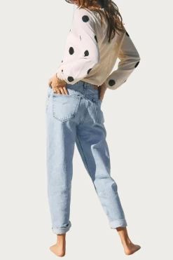 POLKA-DOT INTARSIA KNIT TOP -Varley Store q2 cd785e05 7cb0 434c 85a2 57a0dbc33f9a