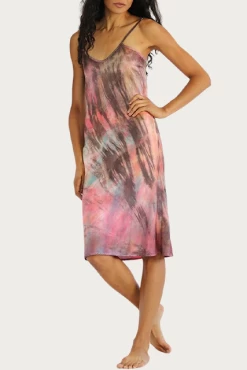 TIE-DYED SILK CHARMEUSE SLIP DRESS -Varley Store q2 ce993624 8b01 4a57 97ec 132d216be900