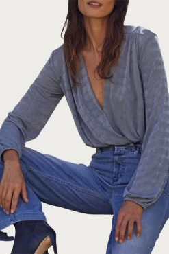 WRAP-EFFECT STRETCH-JERSEY BODYSUIT -Varley Store q2 d0297b4f 18a4 4c59 9bea 3ce1beaaa29e