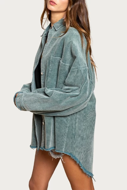 OVERSIZED CORDUROY SHACKET 3 OVERSIZED CORDUROY SHACKET - Image 3