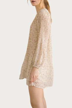 FLORAL-PRINT CHIFFON TUNIC MINI DRESS -Varley Store q2 d4453946 8014 4c55 8d86 3620e7cdd27b