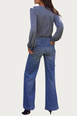 WRAP-EFFECT STRETCH-JERSEY BODYSUIT -Varley Store q2 dd297041 7fc3 44cb 83c8 f8a19685064b