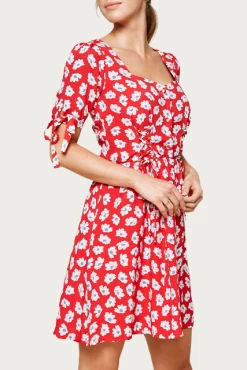 GOOD GRACE FLORAL-PRINT MODAL-BLEND MINI DRESS -Varley Store q2 e0253381 4db5 460b a7ad 06f36799be62