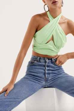 RANA CROPPED CROSS FRONT OPEN-BACK TOP 8 RANA CROPPED CROSS FRONT OPEN-BACK TOP -Varley Store q2 e2116770 8e5f 4ebe a647 225df997ebe9