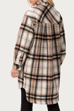 LONG CHECKED SHIRT-JACKET -Varley Store q2 e6fc6382 f8cd 4187 b3df d26037be4085