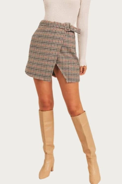 WOOL-BLEND WRAP MINI SKIRT -Varley Store q2 efe25fd1 1f73 41c8 bf82 0a17895518f4