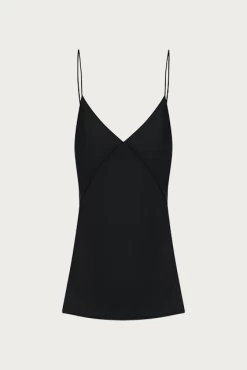 FLORENT SILK-TWILL SLIP MINI DRESS