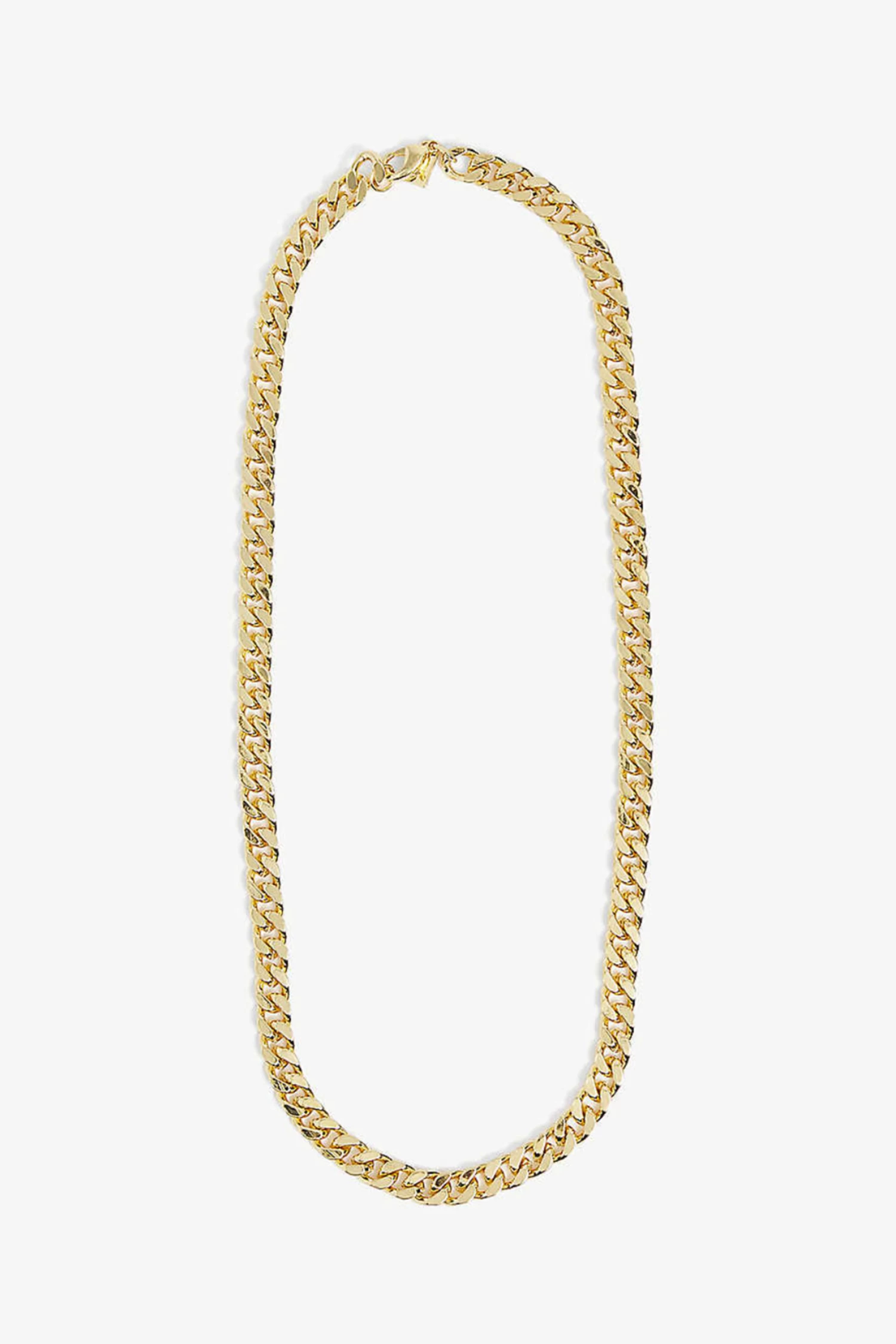 PLAIN JANE CURB CHAIN NECKLACE 1 PLAIN JANE CURB CHAIN NECKLACE