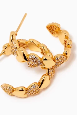 HABIBI HEART HOOP EARRINGS 9 HABIBI HEART HOOP EARRINGS -Varley Store q3 6a260d11 efac 45d0 a845 e3bf12c521b7