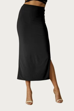 SOLID SIDE SLIT SKIRT 6 SOLID SIDE SLIT SKIRT -Varley Store q3 817d1e8c b0c4 4df1 be4e a095cca33d8d