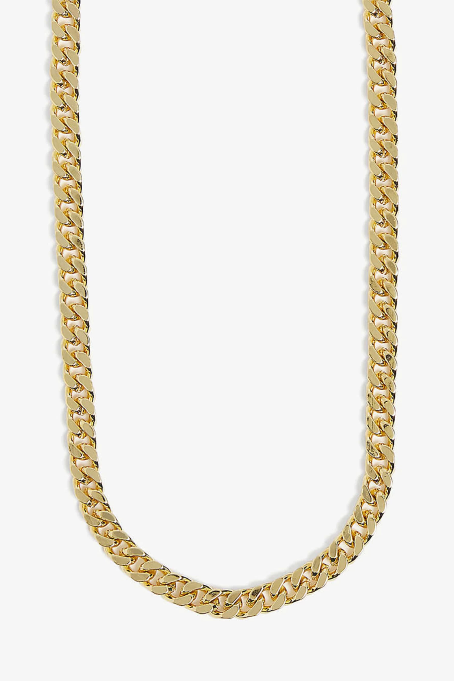 PLAIN JANE CURB CHAIN NECKLACE 4 PLAIN JANE CURB CHAIN NECKLACE - Image 4