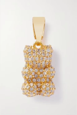 NOSTALGIA BEAR PAVÉ PENDANT