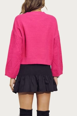 CABLE-KNIT CREWNECK SWEATER -Varley Store q4 17355107 d9dc 45f1 a932 14876517471a