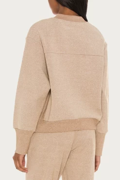 Varley EDITH RIBBED PIQUE SWEAT -Varley Store q4 36c6c77c 54cd 4e94 8341 664087ddce2d