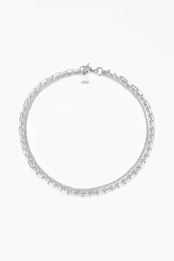 WARRANT TRIPLE CHAIN NECKLACE