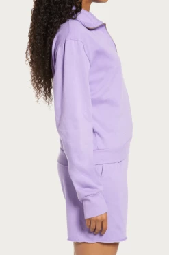 CANON COTTON-BLEND HALF-ZIP SWEATSHIRT -Varley Store q4 b16eab33 5da3 408b 8bd2 1661b66613fb