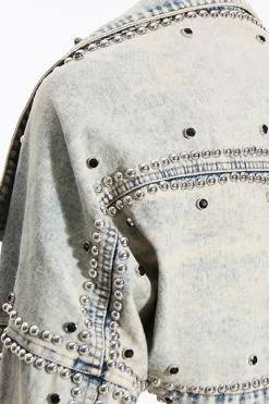 STUDDED COTTON DENIM BOLERO 6 STUDDED COTTON DENIM BOLERO -Varley Store q4 f5c6fd8d 422f 4543 8ce9 dc43e08fd8b9
