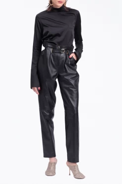 JOCELYN HIGH-RISE BELTED LEATHER PANTS -Varley Store q5 36b55d43 1756 4162 b33f afd0ebce3ccc