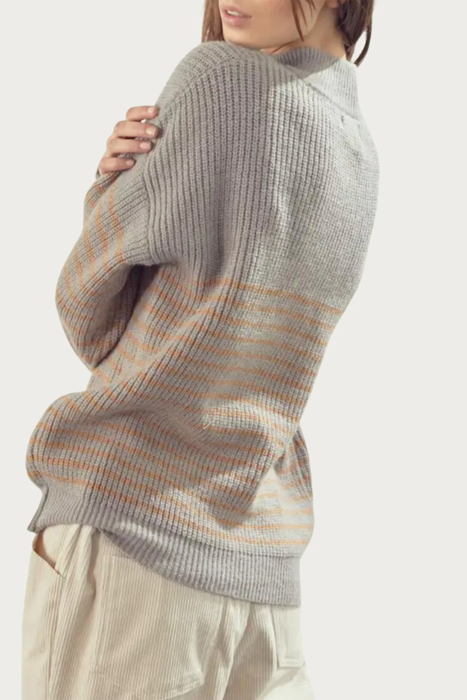 RIBBED HALF-ZIP SWEATER 6 RIBBED HALF-ZIP SWEATER - Image 6