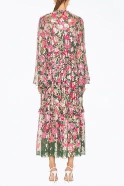 SABI RUFFLED CHIFFON KAFTAN MAXI DRESS -Varley Store q6 e0180164 1822 4fd1 bd56 809346dea88e